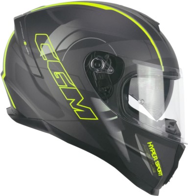 Casco CGM 321G ATOM SPORT Negro/Amarillo Mate