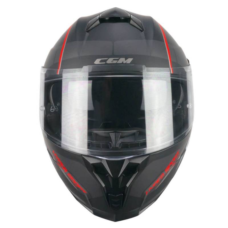 Casco CGM 321G ATOM SPORT Negro/Rojo Mate 1