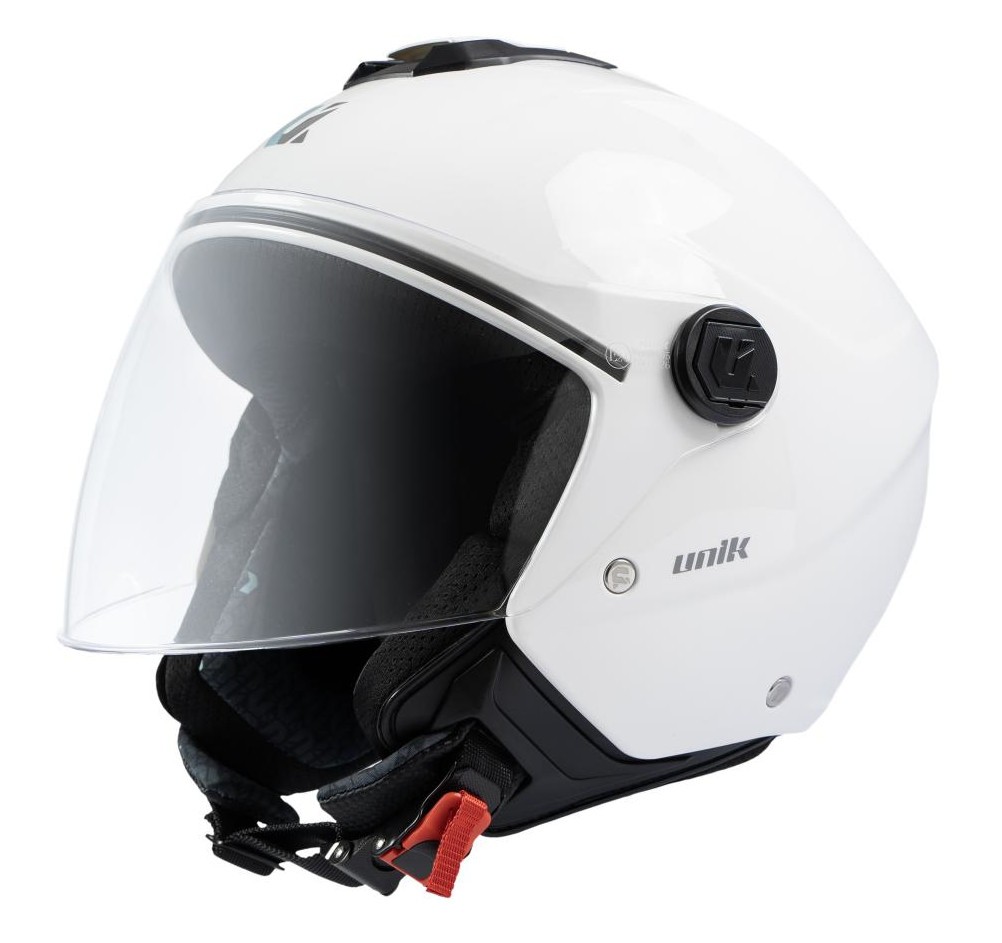 Casco UNIK VERTEX DV Blanco con Pantalla Solar