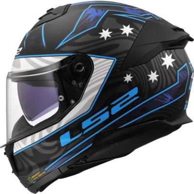 Casco LS2 FF808 STREAM II GALDAM NEGRO/AZUL