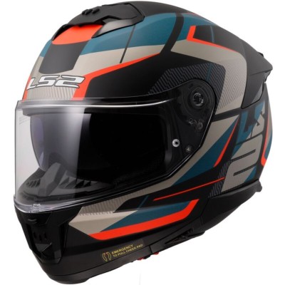 Casco LS2 FF808 STREAM II ROAD NEGRO/AZUL MATE
