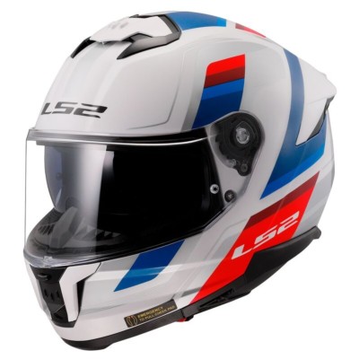 Casco LS2 FF808 STREAM II Vintage BLANCO/AZUL/ROJO