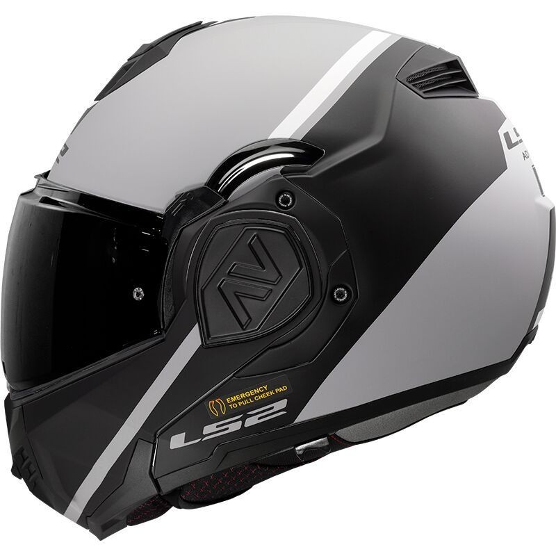 Casco LS2 FF906 ADVANT MODULAR SWIPE GRIS ECE 22.06