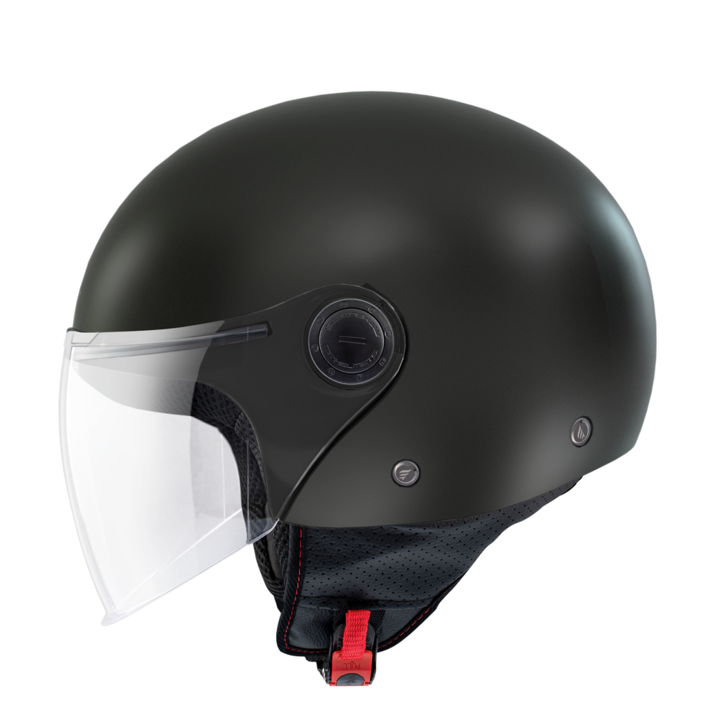 Casco Jet MT OF501B STREET S SOLID A1 Negro Mate