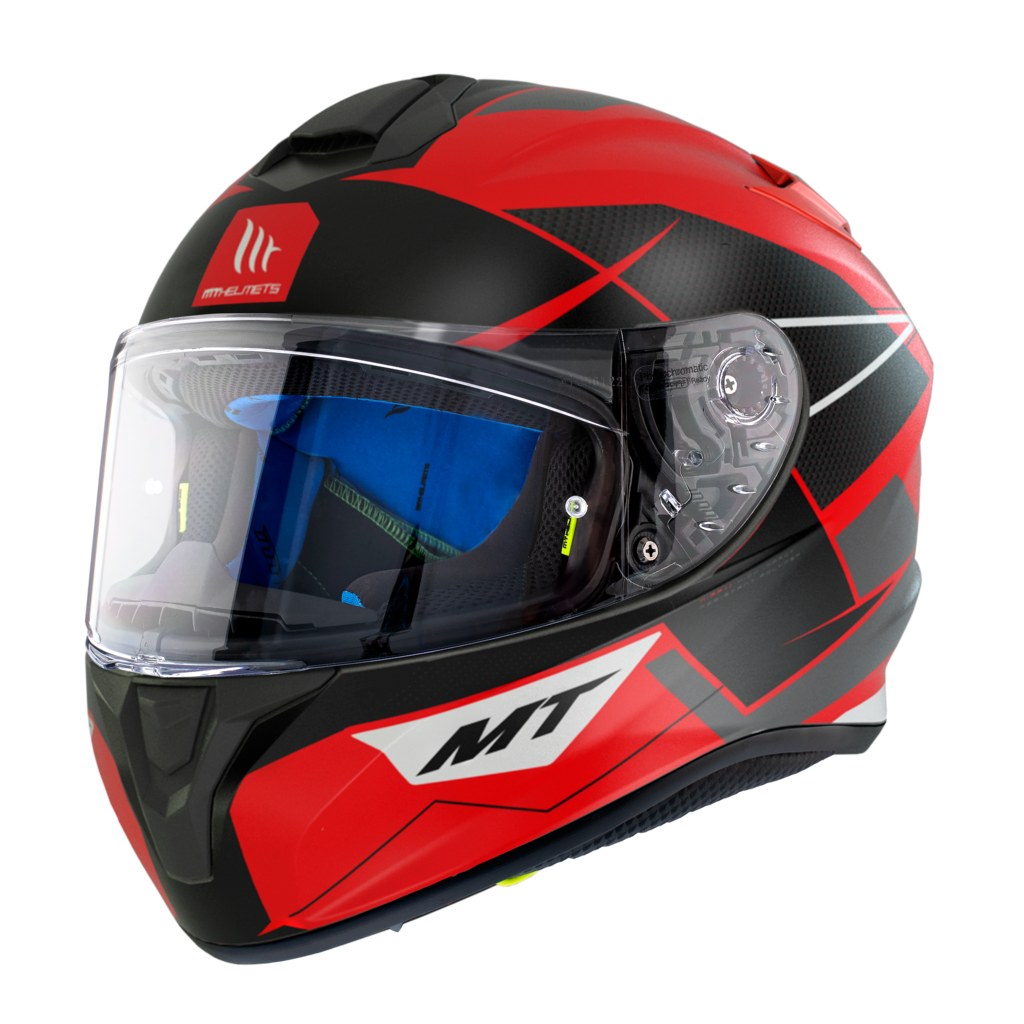 Casco Integral MT TARGO PRO PODIUM D5 ROJO BRILLO