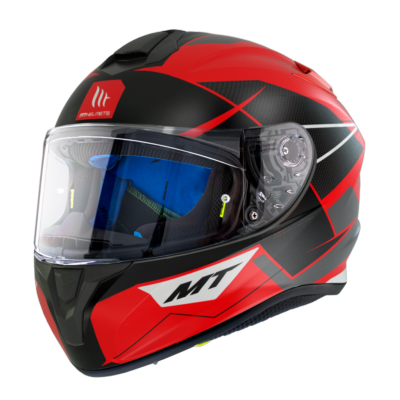 Casco Integral MT TARGO PRO PODIUM D5 ROJO BRILLO