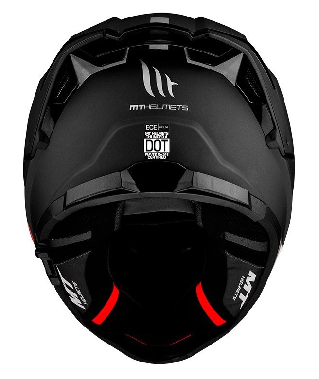 Casco Integral MT THUNDER 4 SV SOLID A1 NEGRO MATE