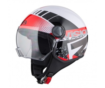 Casco NZI CAPITAL VISION PLUS WHITE&RED