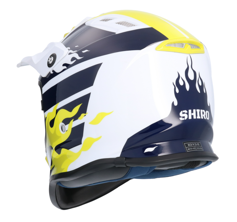 Casco SHIRO Infantil MX-308 FIREFLY Azul 1