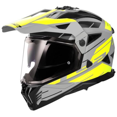 Casco LS2 TRAIL MX702 PIONEER II NAMIB Gris, Amarillo