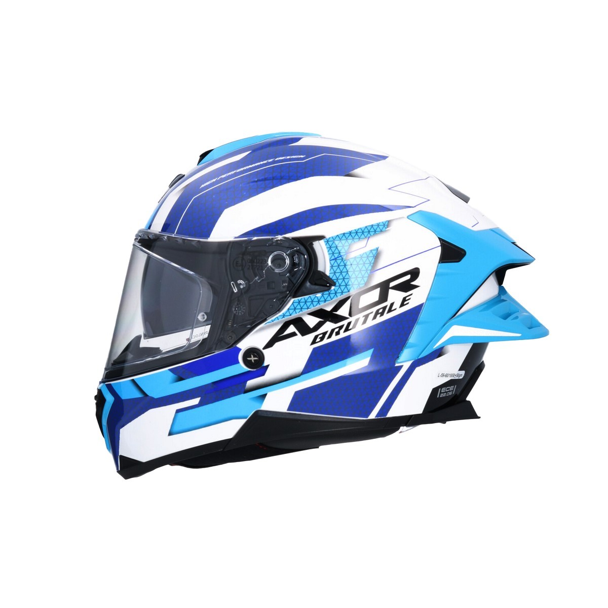 Casco AXOR Brutale Ryden Dual Spoiler homologado ECE 22.06 3
