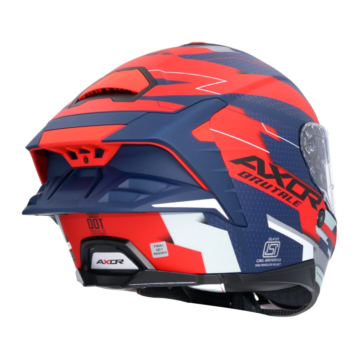 Casco AXOR BRUTALE PLEXUS Azul/Rojo MATE 3