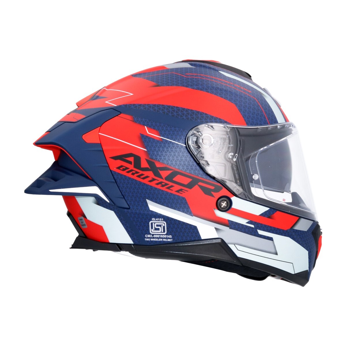 Casco AXOR BRUTALE PLEXUS Azul/Rojo MATE 5