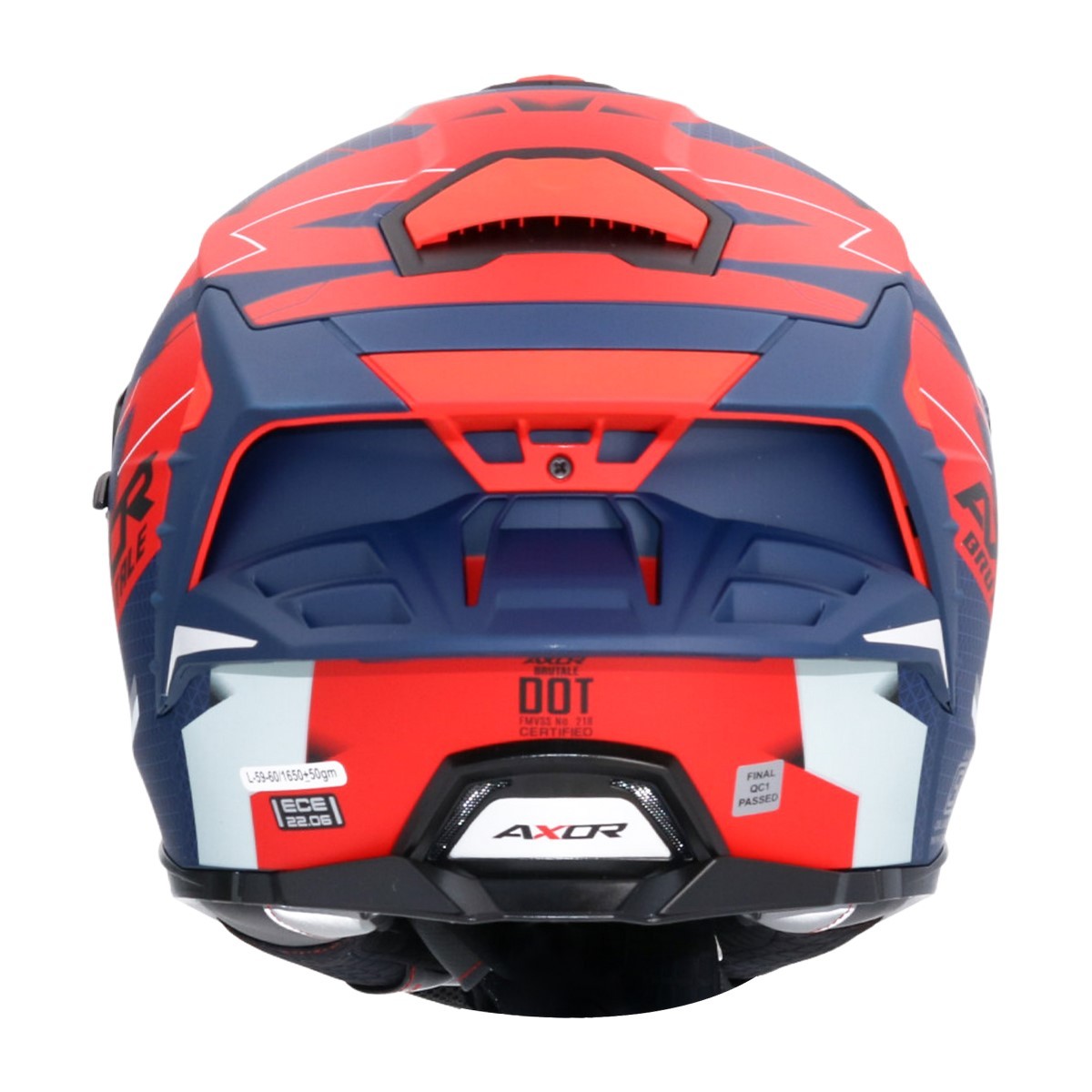 Casco AXOR BRUTALE PLEXUS Azul/Rojo MATE 4