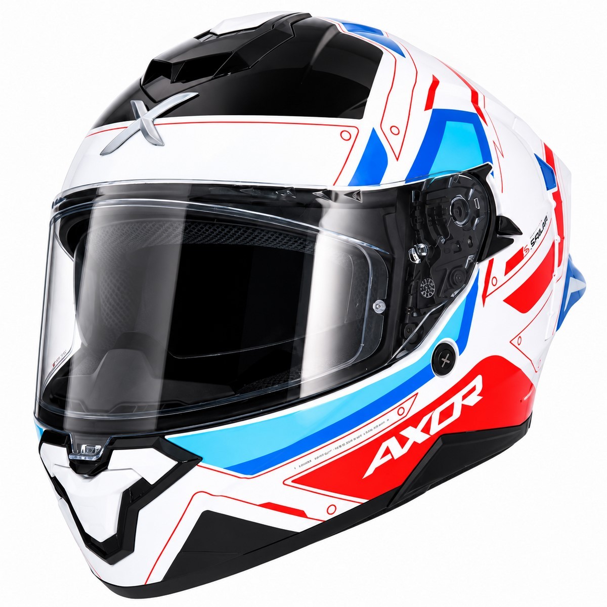 Casco AXOR Brutale Ryden Dual Spoiler homologado ECE 22.06