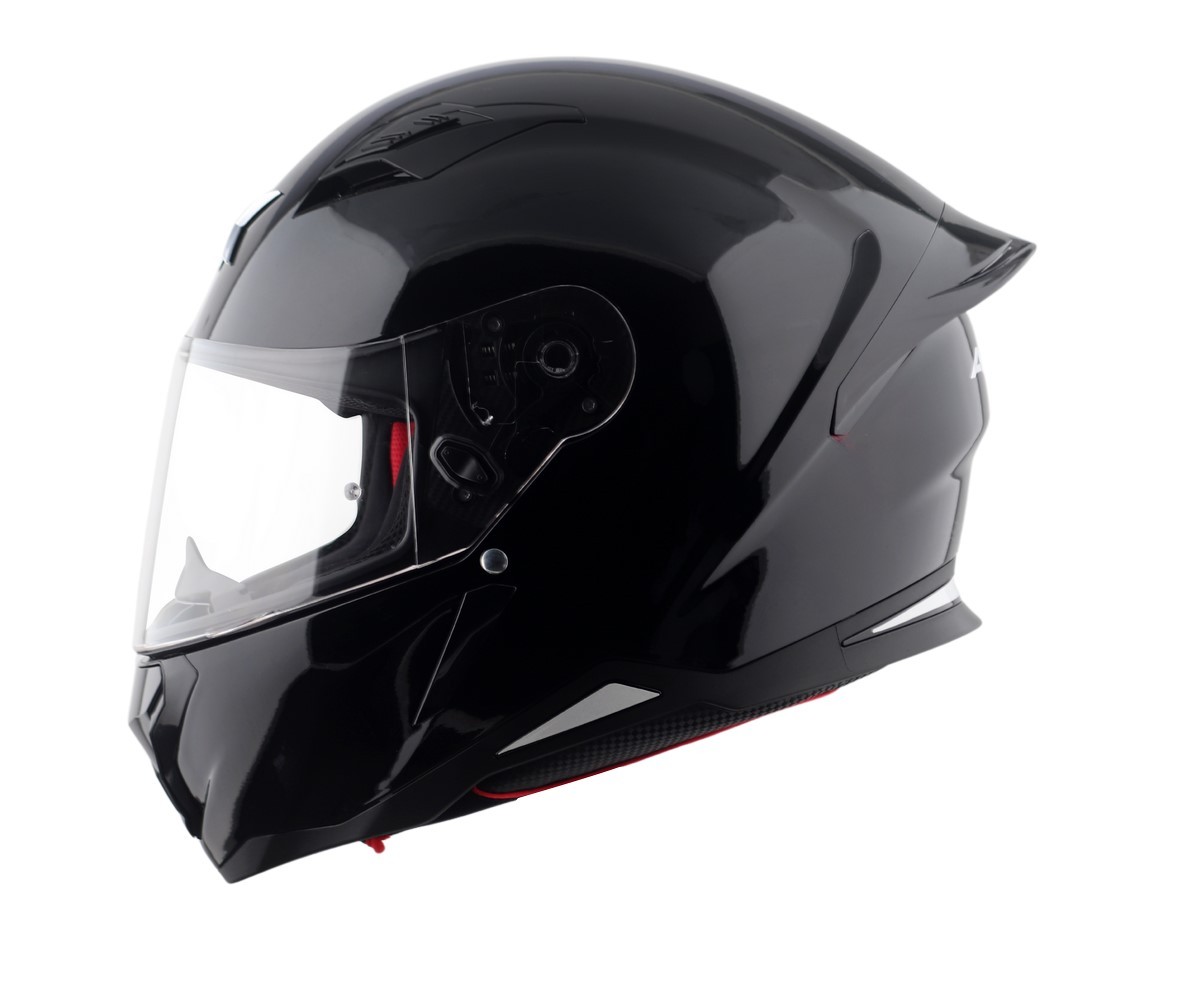 Casco AXOR HUNTER SH-890 MONOCOLOR NEGRO BRILLO