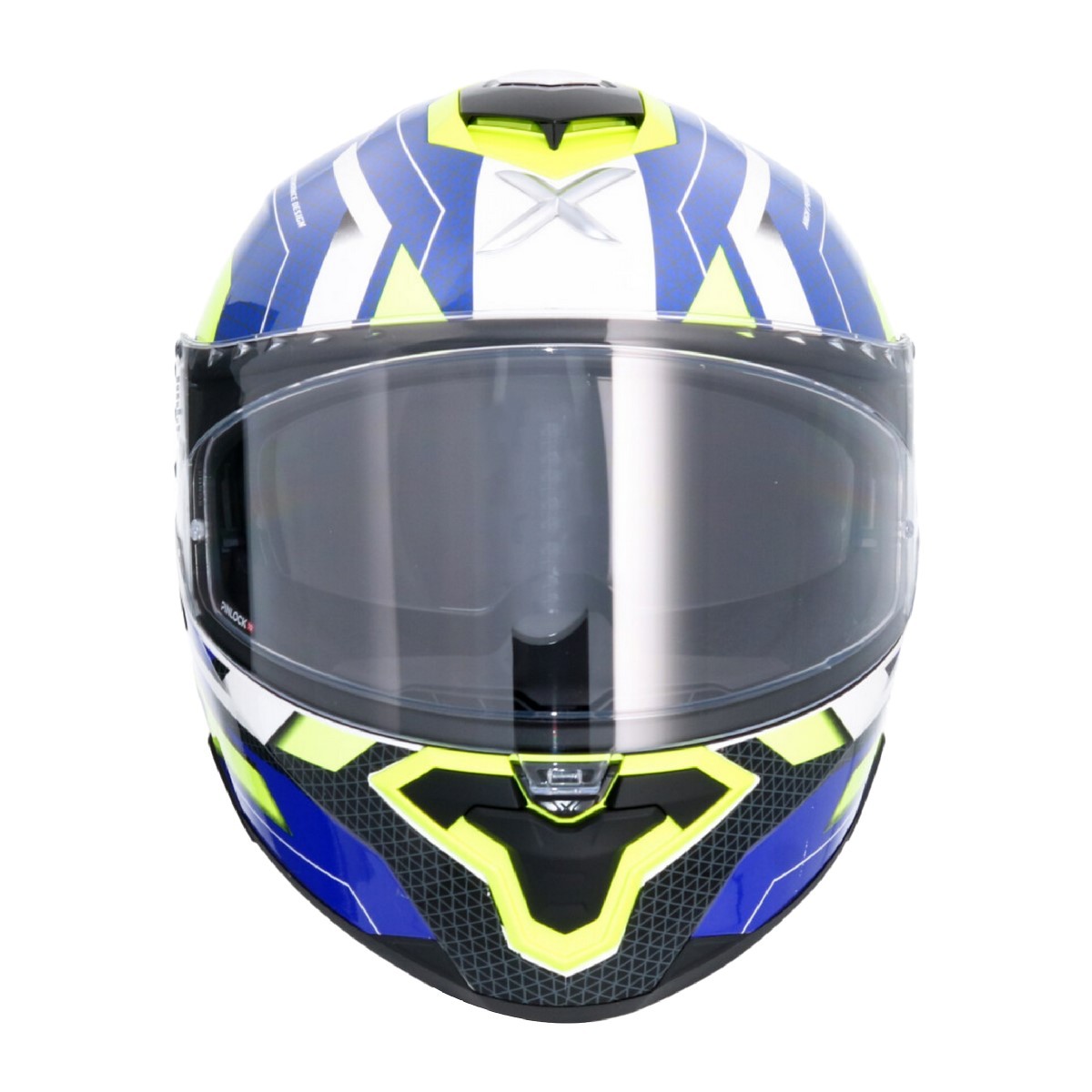 Casco AXOR BRUTALE PLEXUS Azul/Verde 2
