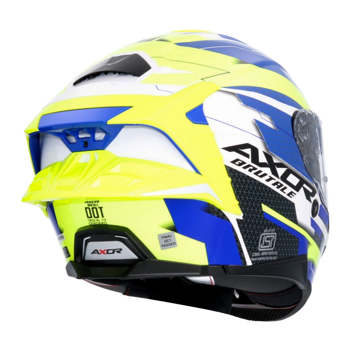 Casco AXOR BRUTALE PLEXUS Azul/Verde 6