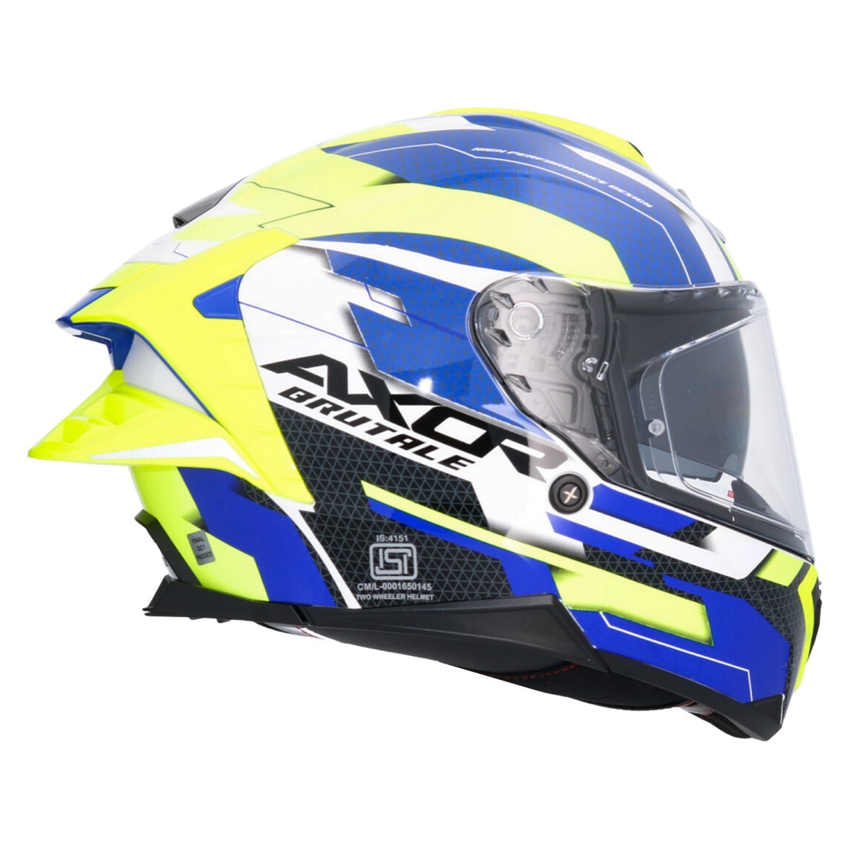 Casco AXOR BRUTALE PLEXUS Azul/Verde 1