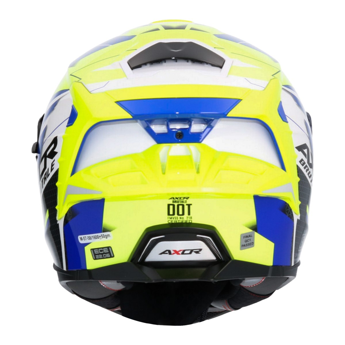 Casco AXOR BRUTALE PLEXUS Azul/Verde 3