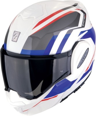 Casco Scorpion EXO-TECH EVO FURIO Blanco/Rojo/Azul
