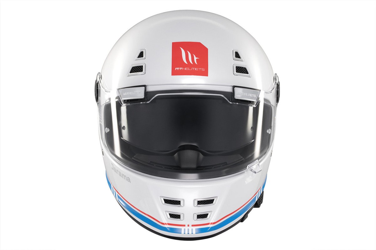Casco Integral MT JARAMA SV SOLID A7 Blanco Brillo 1