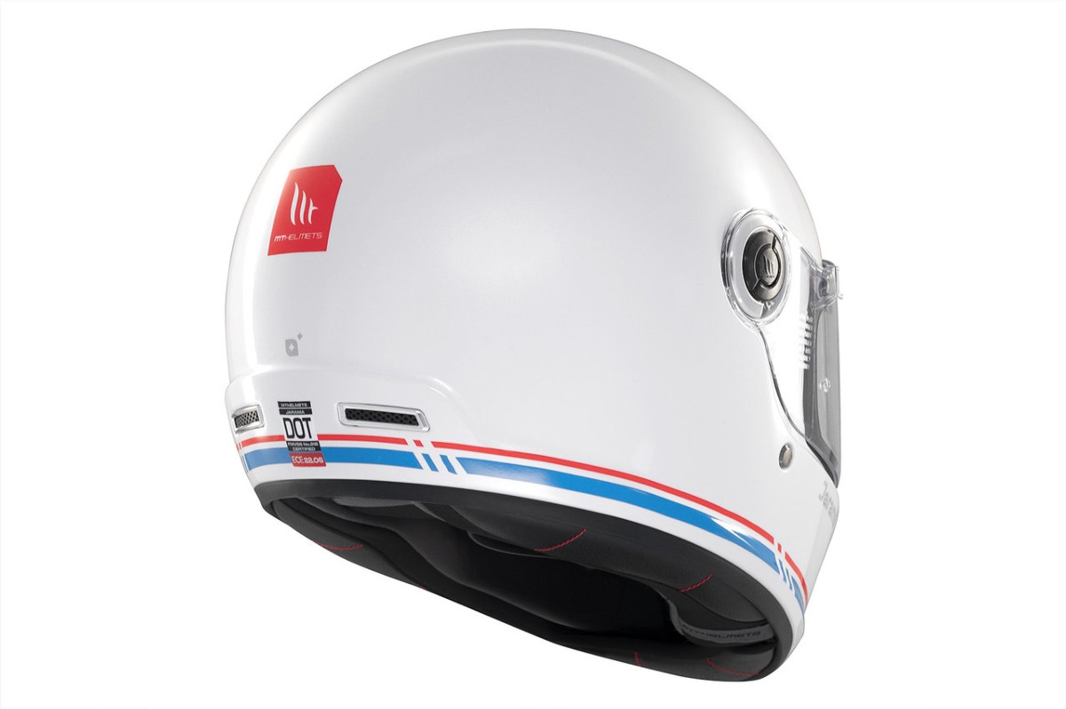Casco Integral MT JARAMA SV SOLID A7 Blanco Brillo 7