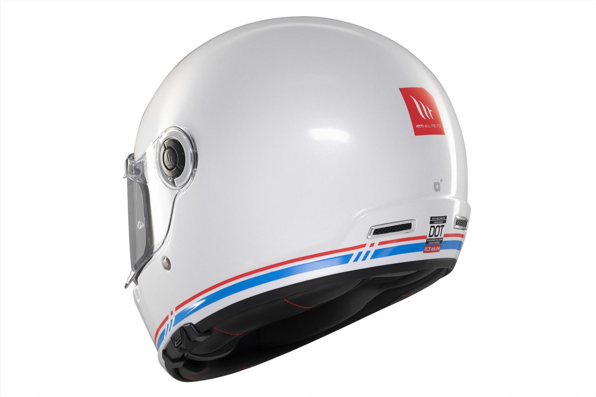 Casco Integral MT JARAMA SV SOLID A7 Blanco Brillo 8