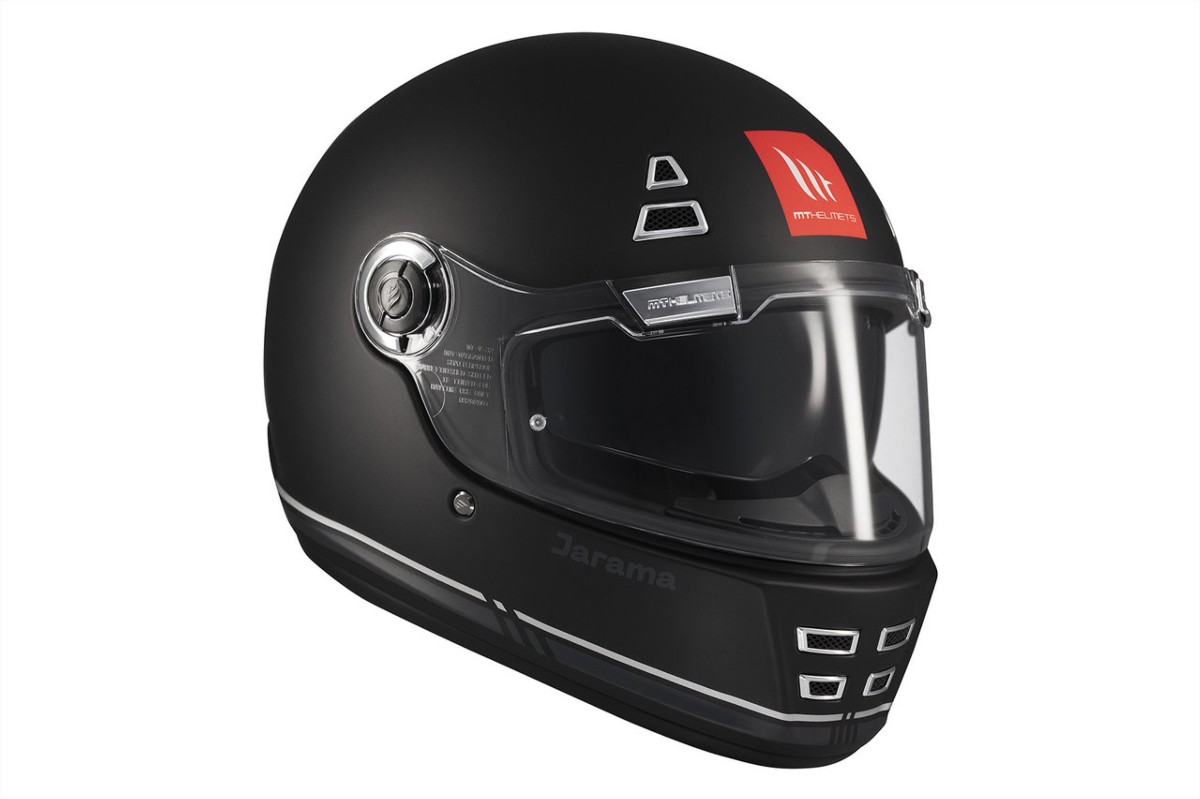 Casco Integral MT JARAMA SV SOLID B2 Negro Mate 7