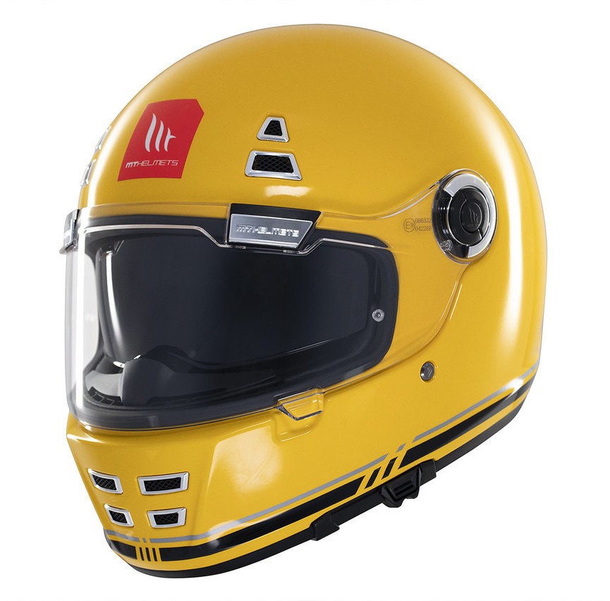 Casco Integral MT JARAMA SV SOLID C3 Amarillo Mate