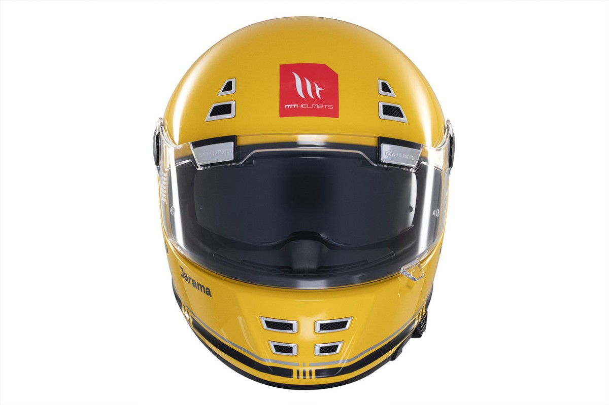 Casco Integral MT JARAMA SV SOLID C3 Amarillo Mate 8