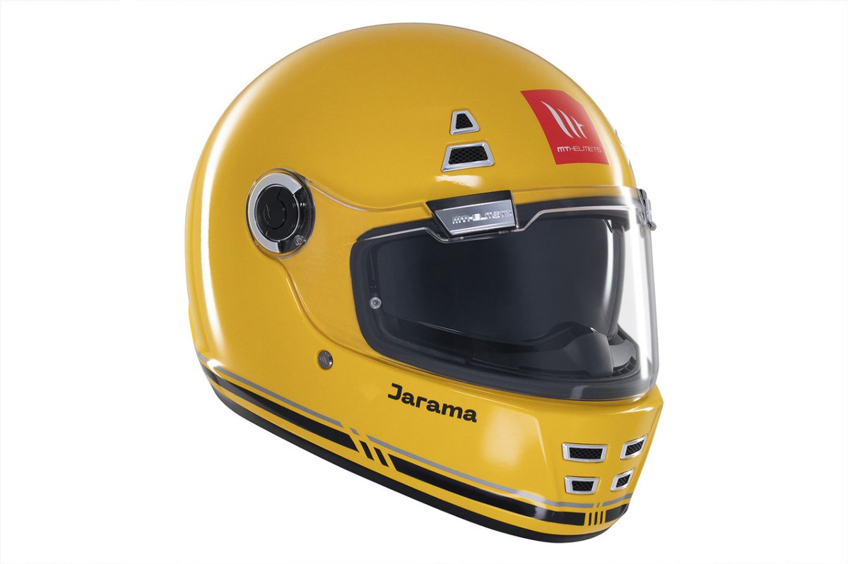 Casco Integral MT JARAMA SV SOLID C3 Amarillo Mate 1