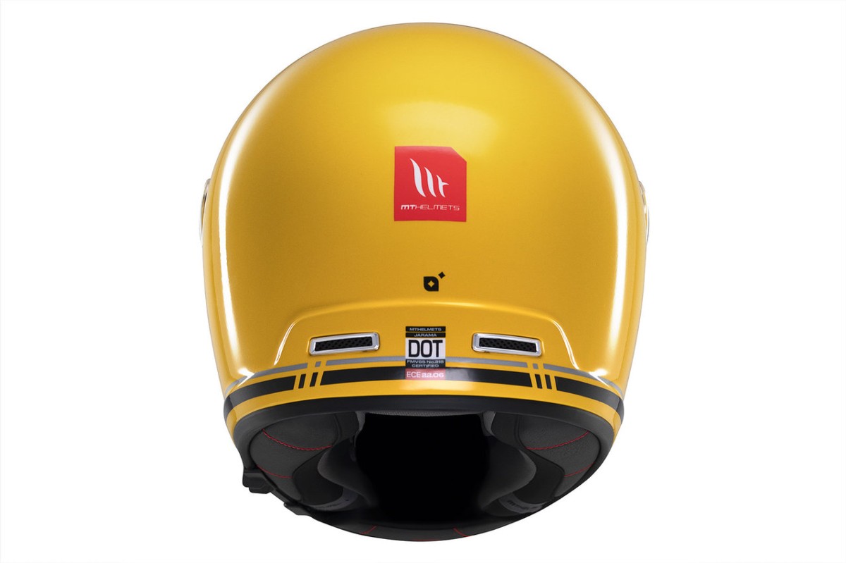 Casco Integral MT JARAMA SV SOLID C3 Amarillo Mate 2