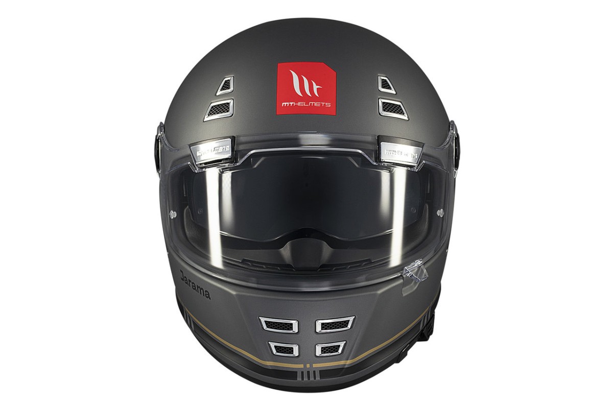 Casco Integral MT JARAMA SV SOLID C4 Gris Mate 2