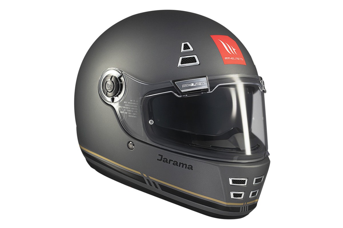 Casco Integral MT JARAMA SV SOLID C4 Gris Mate 5