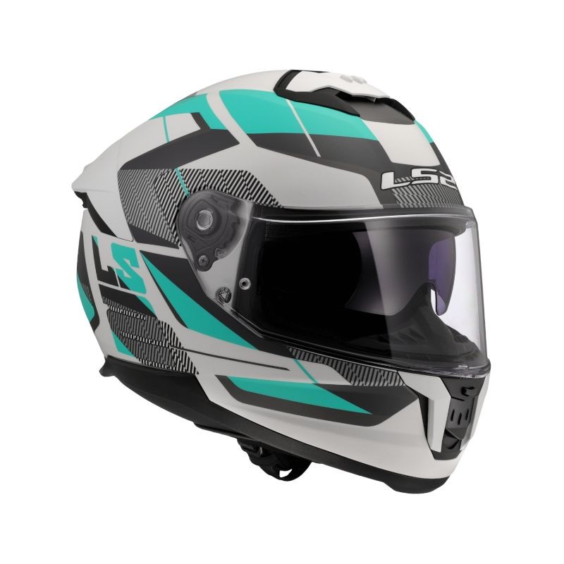 Casco LS2 FF808 STREAM II ROAD AZUL TURQUESA/GRIS 3
