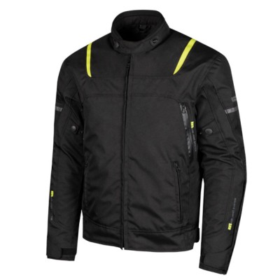 Chaqueta MOORE Storm Invierno Negro y Flúo