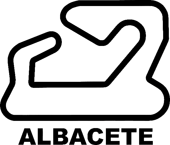 Adhesivo CIRCUITO ALBACETE 12 CM.