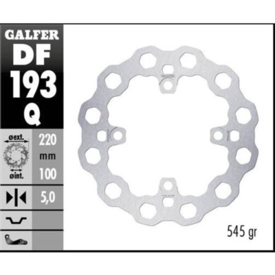 DF193Q Disco de freno Galfer DF193Q 220X5MM