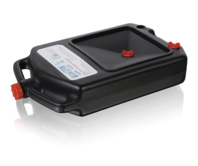 Bidón para aceite usado PUIG 5260N negro 8 litros con tapones rojos