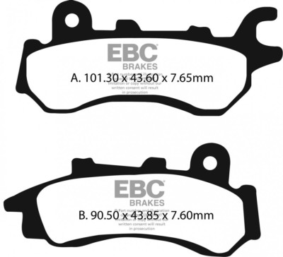 Pastillas de freno EBC FA716