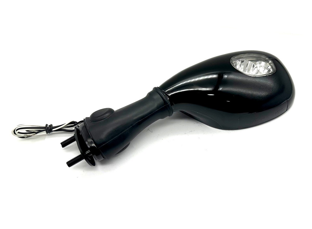 Espejo retrovisor izquierdo con intermitente homologado compatible con Kawasaki Ninja ZX-6R 1998-2002 y ZX-9R 1998-2002 5