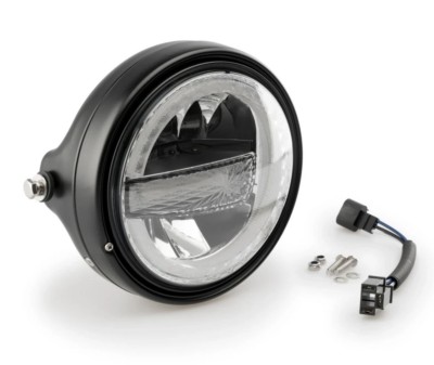 Faro PUIG Lumen R LED neo-retro para moto Café Racer y Naked