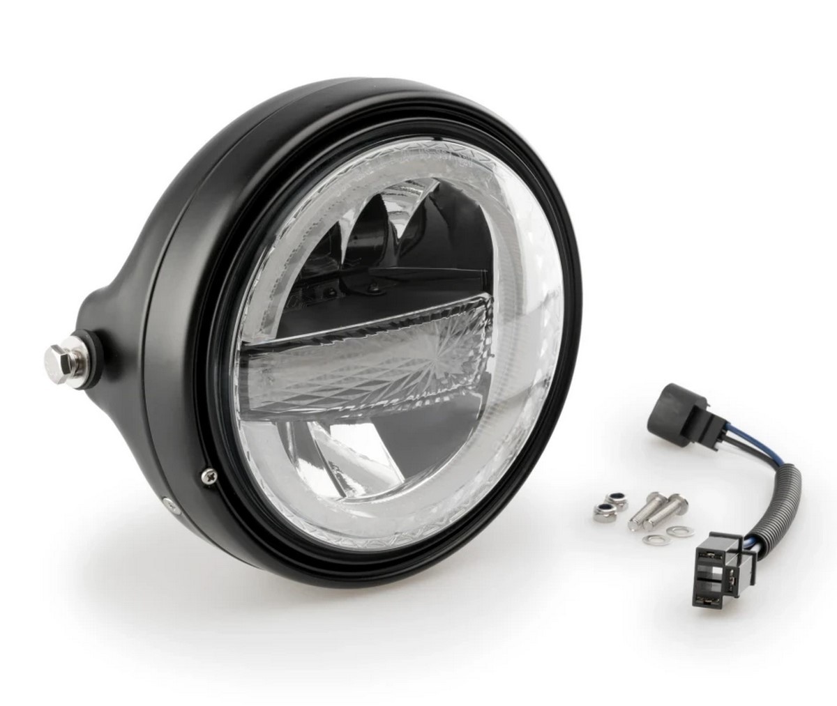 Faro PUIG Lumen R LED neo-retro para moto Café Racer y Naked 1
