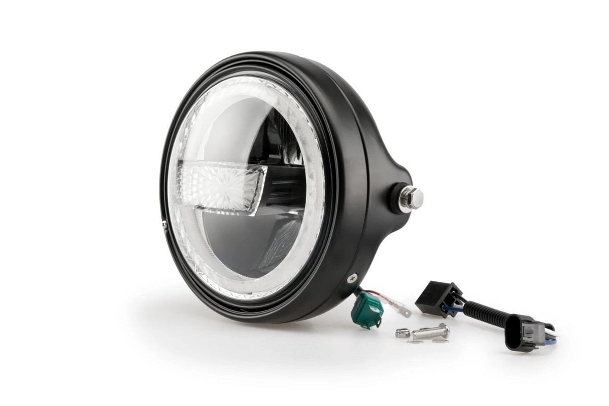 Faro PUIG Lumen R LED neo-retro para moto Café Racer y Naked 2