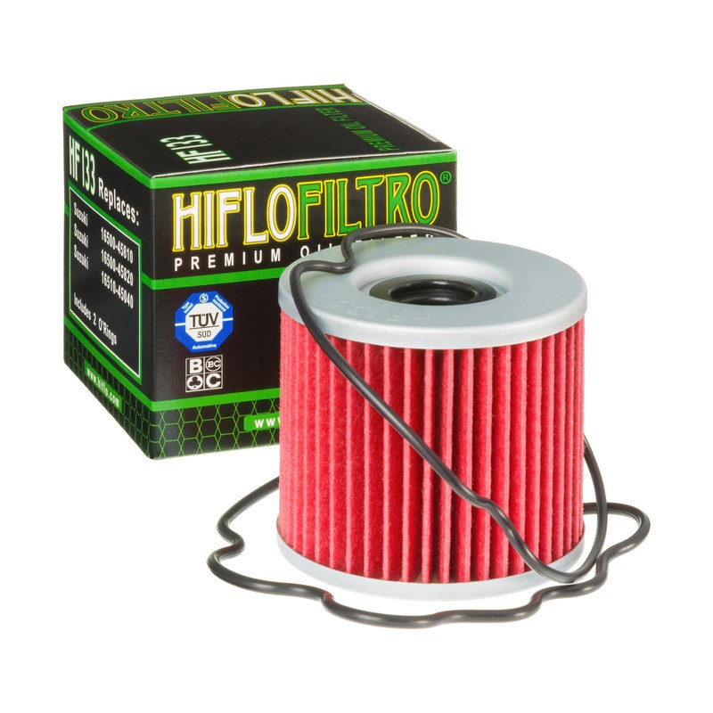 Filtro de aceite Hiflofiltro HF133 compatible con Suzuki GS500, GS750, GSX-R400, GSX1100 y Bimota
