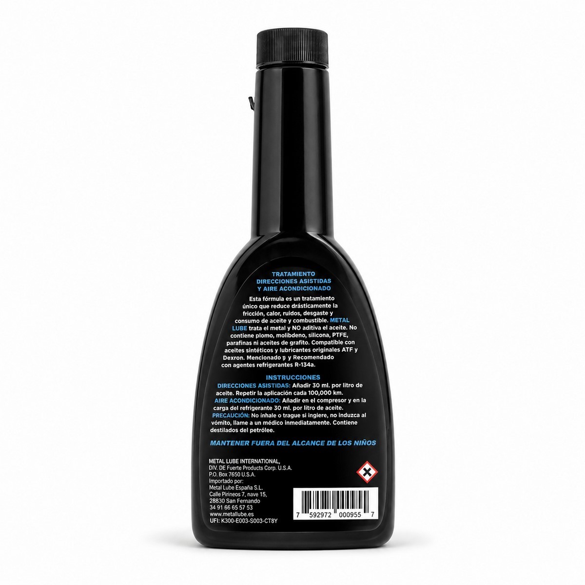 Metal Lube 30FDA fórmula direcciones asistidas y aire acondicionado