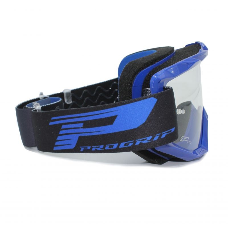 Gafas Cross PROGRIP 3201 Azul Lente Antivaho 2