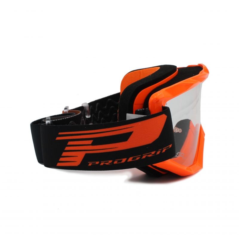 Gafas Cross PROGRIP 3201 Naranja Lente Antivaho 1