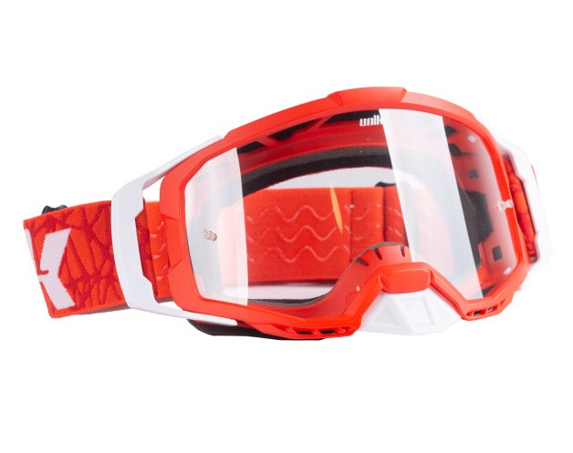 Gafas Cross UNIK GX-07 Rojo cristal transparente